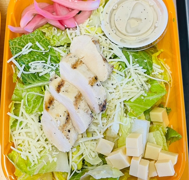 Salad with chicken